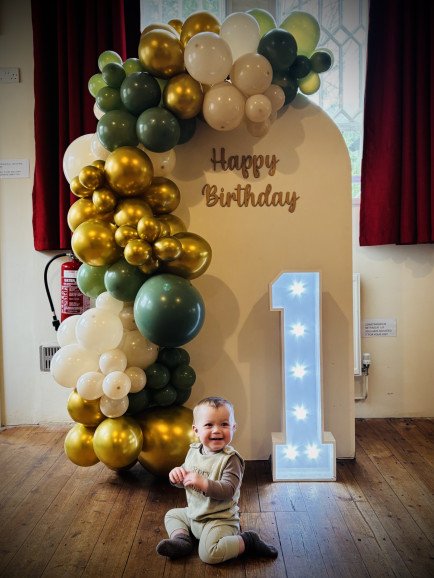 A wonderful 1st birthday set up