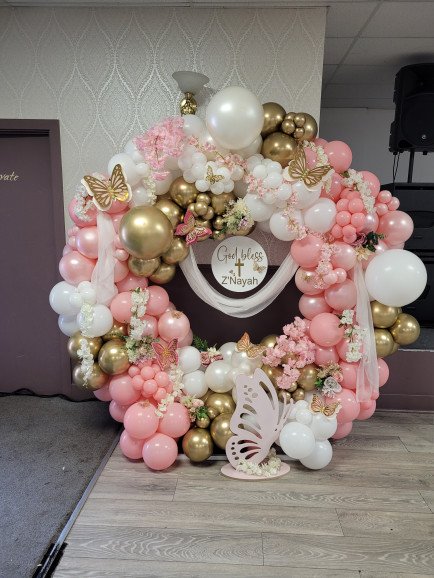 Double balloon hoop. Perfect for all occasions.