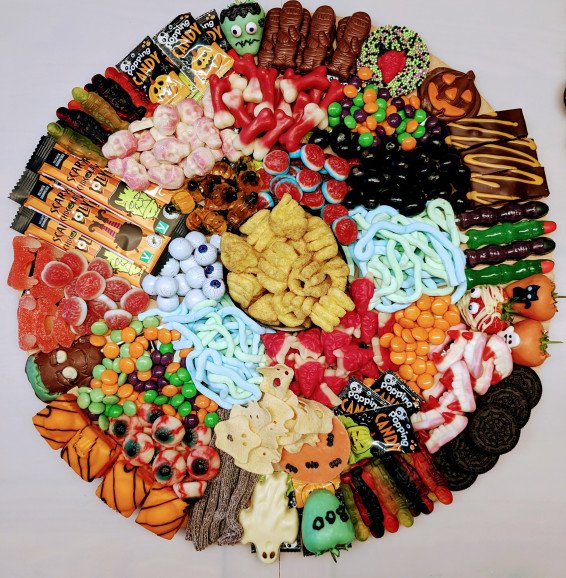 Halloween themed platter