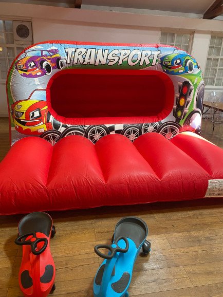 Large vehicles bouncy castle