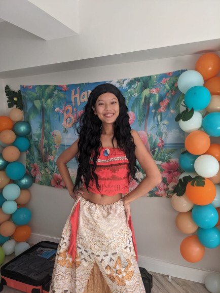 Moana Costume and character for Moana Themed Parties