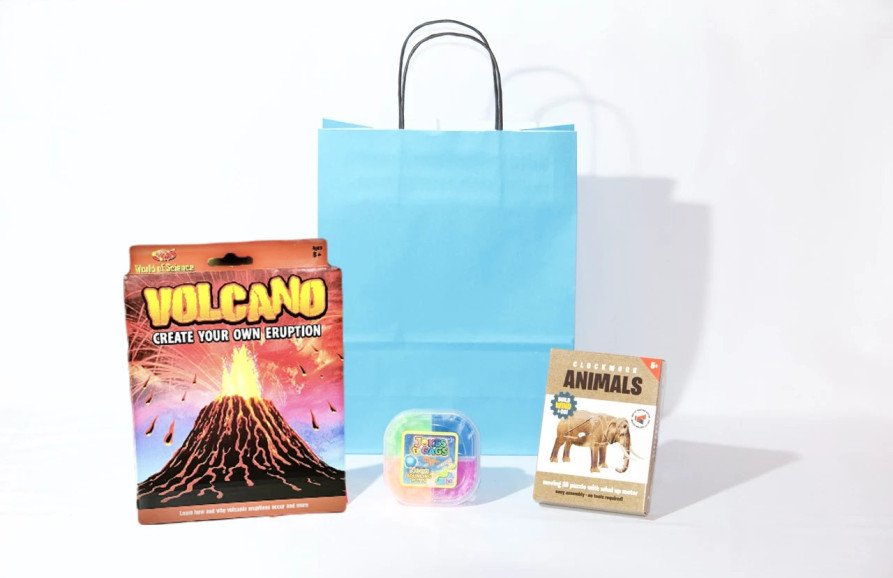 Scientist party bags