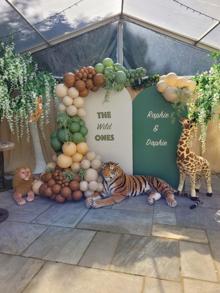 Jungle themed display, one of many we can provide and personalise.