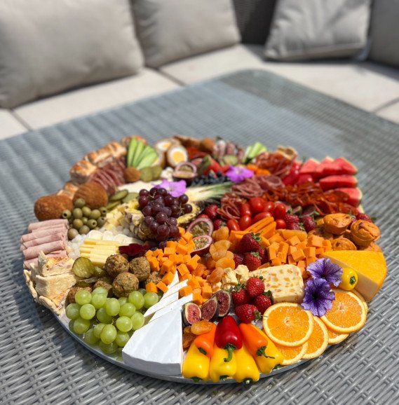 Healthy colourful platter