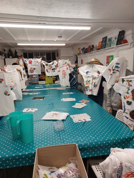 T-Shirt Printing party results!