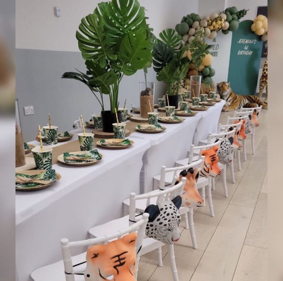 Jungle Safari themed children’s tables and chairs