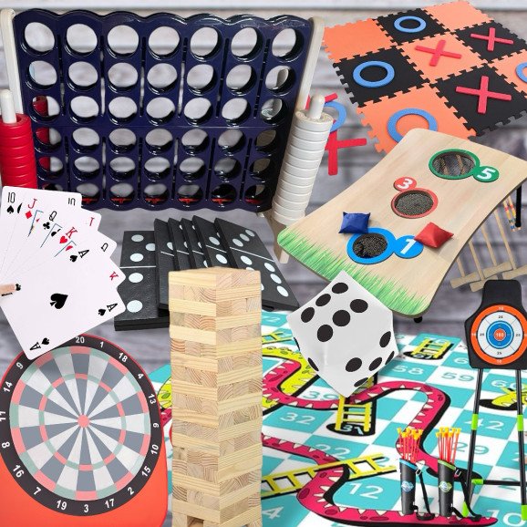 Some of our giant games available to hire or add on to a package