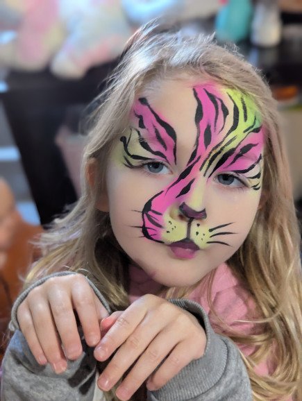 Tiger face paint