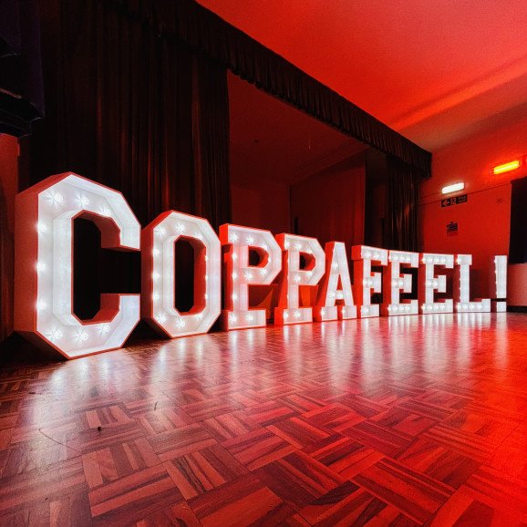 Coppafeel! For a charity event to raise money for breast cancer