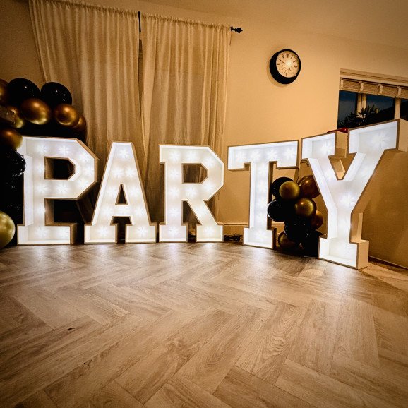 3ft led party letters!