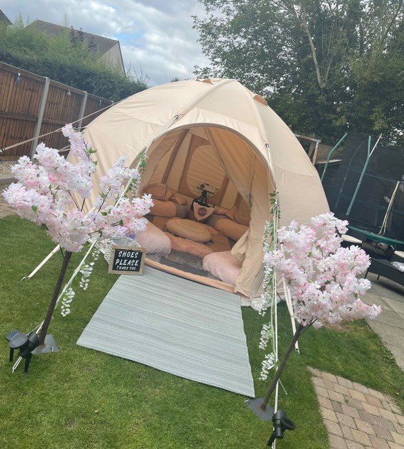 Celebratory moments bell tent, igloo and indoor tepee hire